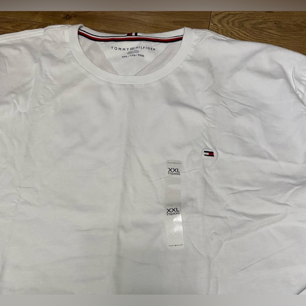 NWT Tommy Hilfiger Men's White Long Sleeve Shirt XXL - Picture 5 of 6